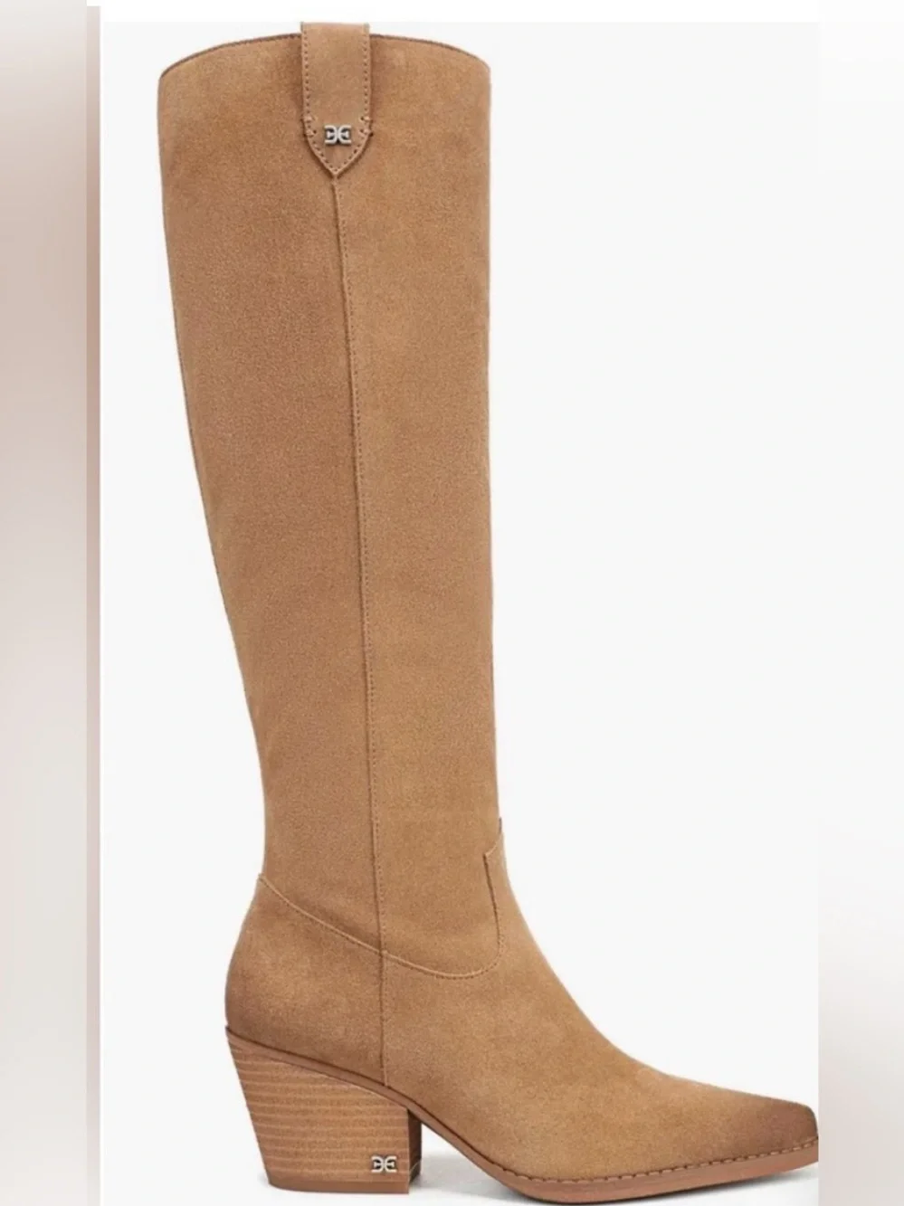 NWOB Sam Edelman Tall Suede Over-the-Knee Boot in Tan, Size 8